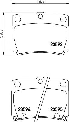 HELLA PAGID 8DB 355 009-501 Тормозные колодки для MITSUBISHI CHALLENGER (Митсубиши/митсубиси Чаллэнгэр) HELLA PAGID 8DB 355 009-501 Тормозные колодки для MITSUBISHI CHALLENGER (Митсубиши/митсубиси Чаллэнгэр)
