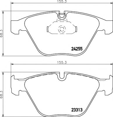 HELLA PAGID 8DB 355 013-931 Тормозные колодки для BMW (Бмв) HELLA PAGID 8DB 355 013-931 Тормозные колодки для BMW (Бмв)