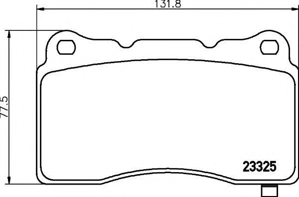 HELLA PAGID 8DB 355 015-481 Тормозные колодки для CADILLAC ATS (Кадилак Ац) HELLA PAGID 8DB 355 015-481 Тормозные колодки для CADILLAC ATS (Кадилак Ац)