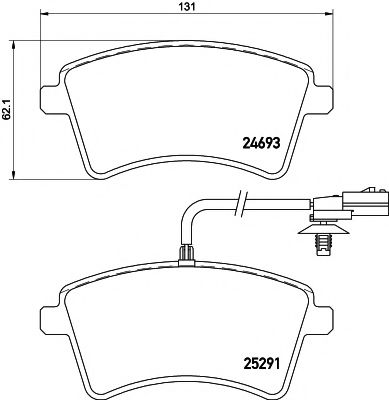 HELLA PAGID 8DB 355 016-241 Тормозные колодки для RENAULT KANGOO / GRAND KANGOO (Рено Кангу / гранд кангу) HELLA PAGID 8DB 355 016-241 Тормозные колодки для RENAULT KANGOO / GRAND KANGOO (Рено Кангу / гранд кангу)