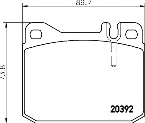 HELLA PAGID 8DB 355 017-481 Тормозные колодки для VOLKSWAGEN (Фольксваген) HELLA PAGID 8DB 355 017-481 Тормозные колодки для VOLKSWAGEN (Фольксваген)
