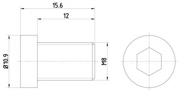 HELLA PAGID 8DZ 355 209-091 Болт, диск тормозного механизма для BMW 7 (Бмв 7) HELLA PAGID 8DZ 355 209-091 Болт, диск тормозного механизма для BMW 7 (Бмв 7)