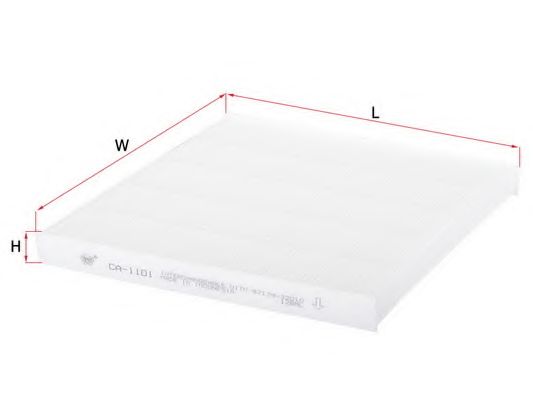 SAKURA AUTOMOTIVE CA-1101 Фильтр, воздух во внутренном пространстве для TOYOTA VISTA (Тойота/тоета Vиста) SAKURA AUTOMOTIVE CA-1101 Фильтр, воздух во внутренном пространстве для TOYOTA VISTA (Тойота/тоета Vиста)