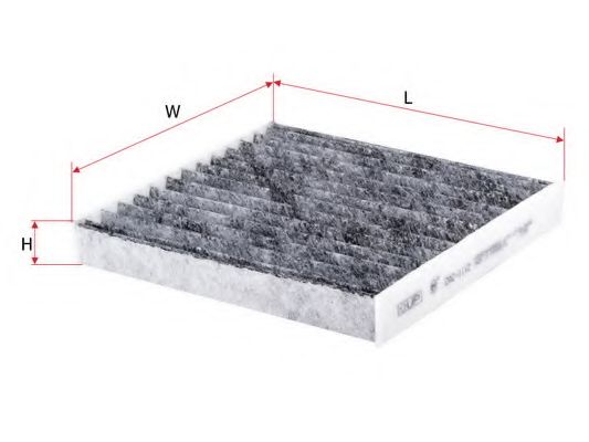 SAKURA AUTOMOTIVE CAC-1112 Фильтр, воздух во внутренном пространстве для TOYOTA FORTUNER (Тойота/тоета Фортунэр)