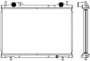 SAKURA AUTOMOTIVE 2152-8501 Радиатор, охлаждение двигателя для FIAT BRAVO II (Фиат Брава 2) SAKURA AUTOMOTIVE 2152-8501 Радиатор, охлаждение двигателя для FIAT BRAVO II (Фиат Брава 2)