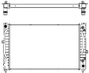 SAKURA AUTOMOTIVE 3061-1002 Радиатор, охлаждение двигателя для AUDI A6 (Ауди А6) SAKURA AUTOMOTIVE 3061-1002 Радиатор, охлаждение двигателя для AUDI A6 (Ауди А6)