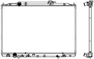 SAKURA AUTOMOTIVE 3071-8501 Радиатор, охлаждение двигателя для ACURA ZDX (Акура Здx) SAKURA AUTOMOTIVE 3071-8501 Радиатор, охлаждение двигателя для ACURA ZDX (Акура Здx)
