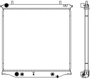 SAKURA AUTOMOTIVE 3081-8506 Радиатор, охлаждение двигателя для CHEVROLET TRAILBLAZER (Шевроле Траилблазэр) SAKURA AUTOMOTIVE 3081-8506 Радиатор, охлаждение двигателя для CHEVROLET TRAILBLAZER (Шевроле Траилблазэр)