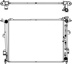 SAKURA AUTOMOTIVE 3221-8503 Радиатор, охлаждение двигателя для HYUNDAI (Хендай) SAKURA AUTOMOTIVE 3221-8503 Радиатор, охлаждение двигателя для HYUNDAI (Хендай)