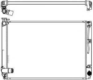 SAKURA AUTOMOTIVE 3271-8501 Радиатор, охлаждение двигателя для TOYOTA HARRIER (Тойота/тоета Харриэр) SAKURA AUTOMOTIVE 3271-8501 Радиатор, охлаждение двигателя для TOYOTA HARRIER (Тойота/тоета Харриэр)