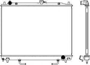 SAKURA AUTOMOTIVE 3321-1050 Радиатор, охлаждение двигателя для MITSUBISHI PAJERO IV (Митсубиши/митсубиси Паджеро 4) SAKURA AUTOMOTIVE 3321-1050 Радиатор, охлаждение двигателя для MITSUBISHI PAJERO IV (Митсубиши/митсубиси Паджеро 4)