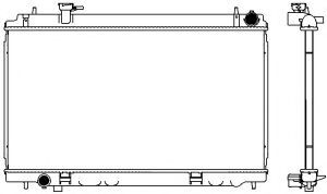 SAKURA AUTOMOTIVE 3341-1064 Радиатор, охлаждение двигателя для NISSAN FAIRLADY Z (Ниссан Фаирладъ з) SAKURA AUTOMOTIVE 3341-1064 Радиатор, охлаждение двигателя для NISSAN FAIRLADY Z (Ниссан Фаирладъ з)
