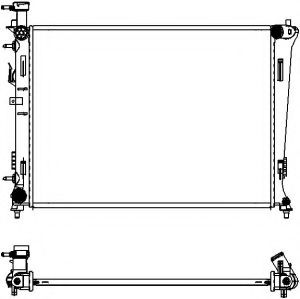 SAKURA AUTOMOTIVE 3451-1012 Радиатор, охлаждение двигателя для KIA K3 II (Киа К3 2) SAKURA AUTOMOTIVE 3451-1012 Радиатор, охлаждение двигателя для KIA K3 II (Киа К3 2)