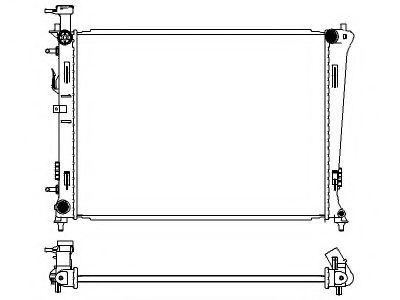 SAKURA AUTOMOTIVE 3451-1016 Радиатор, охлаждение двигателя для KIA K3 II (Киа К3 2) SAKURA AUTOMOTIVE 3451-1016 Радиатор, охлаждение двигателя для KIA K3 II (Киа К3 2)