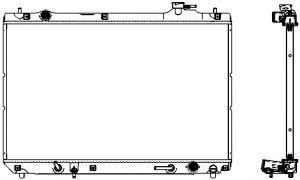 SAKURA AUTOMOTIVE 3461-1018 Радиатор, охлаждение двигателя для TOYOTA HIGHLANDER (Тойота/тоета Хайлендер) SAKURA AUTOMOTIVE 3461-1018 Радиатор, охлаждение двигателя для TOYOTA HIGHLANDER (Тойота/тоета Хайлендер)