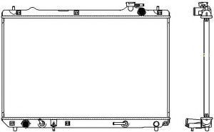 SAKURA AUTOMOTIVE 3461-8503 Радиатор, охлаждение двигателя для TOYOTA HIGHLANDER (Тойота/тоета Хайлендер) SAKURA AUTOMOTIVE 3461-8503 Радиатор, охлаждение двигателя для TOYOTA HIGHLANDER (Тойота/тоета Хайлендер)