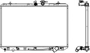 SAKURA AUTOMOTIVE 3461-8527 Радиатор, охлаждение двигателя для TOYOTA HIGHLANDER (Тойота/тоета Хайлендер) SAKURA AUTOMOTIVE 3461-8527 Радиатор, охлаждение двигателя для TOYOTA HIGHLANDER (Тойота/тоета Хайлендер)