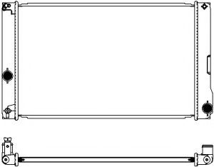 SAKURA AUTOMOTIVE 3461-8529 Радиатор, охлаждение двигателя для LEXUS CT (Лексус Cт) SAKURA AUTOMOTIVE 3461-8529 Радиатор, охлаждение двигателя для LEXUS CT (Лексус Cт)