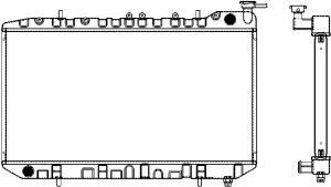 SAKURA AUTOMOTIVE 4341-1006 Радиатор, охлаждение двигателя для NISSAN PRIMERA (Ниссан Примера) SAKURA AUTOMOTIVE 4341-1006 Радиатор, охлаждение двигателя для NISSAN PRIMERA (Ниссан Примера)