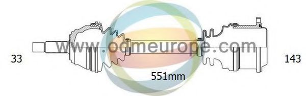 ODM-MULTIPARTS 18-003080 Приводной вал для HUMMER HUMMER H2 SUT (Хамер Хамер х2 сут) ODM-MULTIPARTS 18-003080 Приводной вал для HUMMER HUMMER H2 SUT (Хамер Хамер х2 сут)