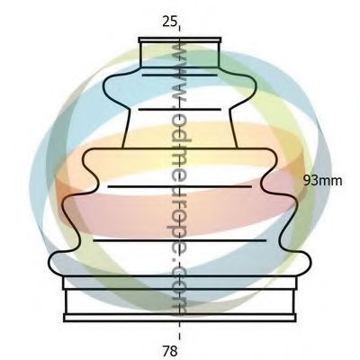 ODM-MULTIPARTS 21-990024 Комплект пылника, приводной вал для NISSAN (Ниссан) ODM-MULTIPARTS 21-990024 Комплект пылника, приводной вал для NISSAN (Ниссан)