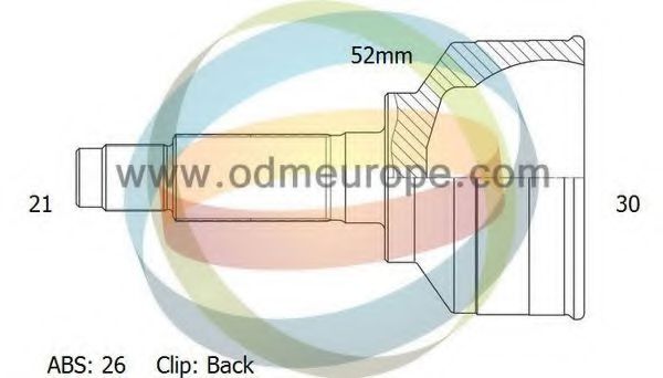 ODM-MULTIPARTS 12-291462 Шарнирный комплект, приводной вал для RENAULT (Рено) ODM-MULTIPARTS 12-291462 Шарнирный комплект, приводной вал для RENAULT (Рено)
