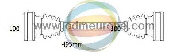 ODM-MULTIPARTS 18-011600 Приводной вал для FORD SCORPIO II (Форд Скорпио 2) ODM-MULTIPARTS 18-011600 Приводной вал для FORD SCORPIO II (Форд Скорпио 2)