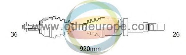 ODM-MULTIPARTS 18-012700 Приводной вал для VOLVO S40 II (Вольво S40 2) ODM-MULTIPARTS 18-012700 Приводной вал для VOLVO S40 II (Вольво S40 2)