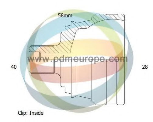 ODM-MULTIPARTS 12-011371 Шарнирный комплект, приводной вал для VOLVO (Вольво) ODM-MULTIPARTS 12-011371 Шарнирный комплект, приводной вал для VOLVO (Вольво)