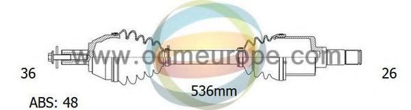 ODM-MULTIPARTS 18-151211 Приводной вал для VOLVO (Вольво) ODM-MULTIPARTS 18-151211 Приводной вал для VOLVO (Вольво)