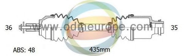ODM-MULTIPARTS 18-151221 Приводной вал для VOLVO S80 I (Вольво S80 1) ODM-MULTIPARTS 18-151221 Приводной вал для VOLVO S80 I (Вольво S80 1)