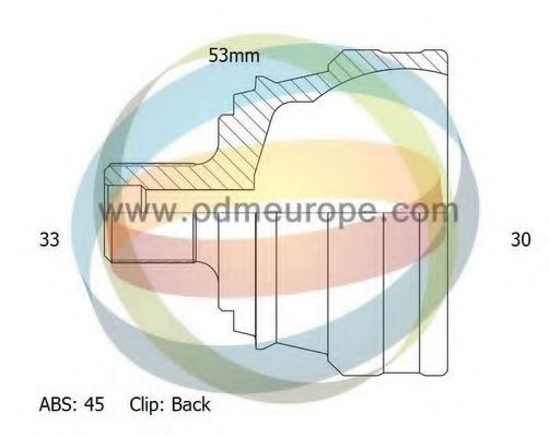 ODM-MULTIPARTS 12-211438 Шарнирный комплект, приводной вал для AUDI 90 (Ауди 90) ODM-MULTIPARTS 12-211438 Шарнирный комплект, приводной вал для AUDI 90 (Ауди 90)