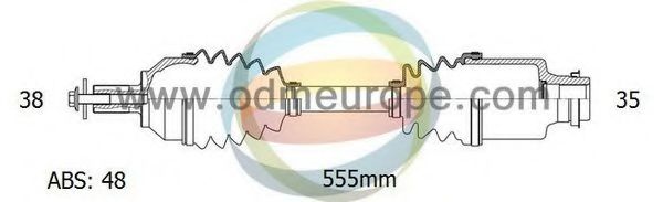 ODM-MULTIPARTS 18-212251 Приводной вал для VOLKSWAGEN SHARAN (Фольксваген Шаран) ODM-MULTIPARTS 18-212251 Приводной вал для VOLKSWAGEN SHARAN (Фольксваген Шаран)
