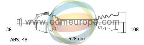 ODM-MULTIPARTS 18-213011 Приводной вал для VOLKSWAGEN T4 MULTIVAN (Фольксваген Т4 мултиvан) ODM-MULTIPARTS 18-213011 Приводной вал для VOLKSWAGEN T4 MULTIVAN (Фольксваген Т4 мултиvан)