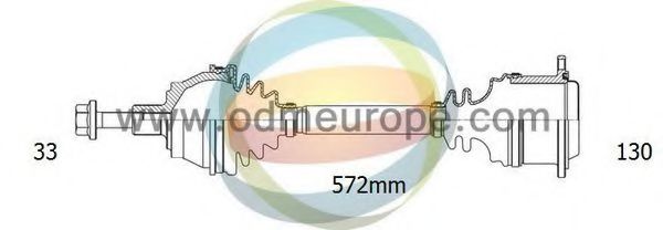 ODM-MULTIPARTS 18-211630 Приводной вал для AUDI 90 (Ауди 90) ODM-MULTIPARTS 18-211630 Приводной вал для AUDI 90 (Ауди 90)