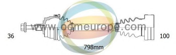 ODM-MULTIPARTS 18-212780 Приводной вал для VOLKSWAGEN VENTO III (Фольксваген Венто 3) ODM-MULTIPARTS 18-212780 Приводной вал для VOLKSWAGEN VENTO III (Фольксваген Венто 3)