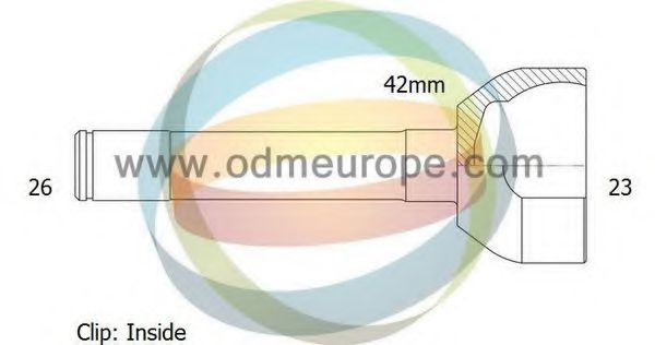 ODM-MULTIPARTS 12-310572 Шарнирный комплект, приводной вал для DAIHATSU (Дайхатсу) ODM-MULTIPARTS 12-310572 Шарнирный комплект, приводной вал для DAIHATSU (Дайхатсу)
