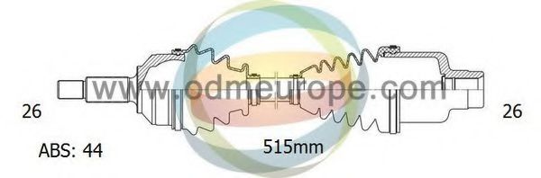 ODM-MULTIPARTS 18-011671 Приводной вал для FORD RANGER (Форд Рангэр) ODM-MULTIPARTS 18-011671 Приводной вал для FORD RANGER (Форд Рангэр)