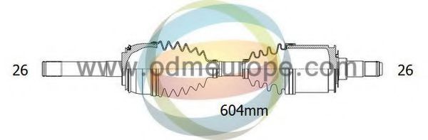 ODM-MULTIPARTS 18-052170 Приводной вал для FORD RANGER (Форд Рангэр) ODM-MULTIPARTS 18-052170 Приводной вал для FORD RANGER (Форд Рангэр)