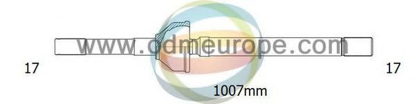 ODM-MULTIPARTS 18-261030 Приводной вал для ISUZU TROOPER (Исузу Троопэр) ODM-MULTIPARTS 18-261030 Приводной вал для ISUZU TROOPER (Исузу Троопэр)