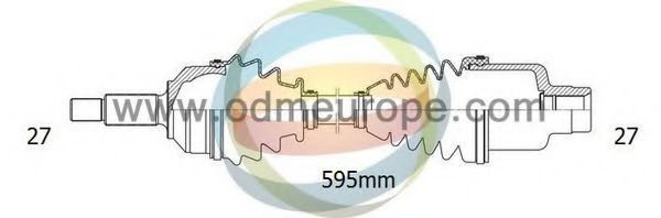 ODM-MULTIPARTS 18-222330 Приводной вал для JEEP LIBERTY (Джип Либэртъ) ODM-MULTIPARTS 18-222330 Приводной вал для JEEP LIBERTY (Джип Либэртъ)