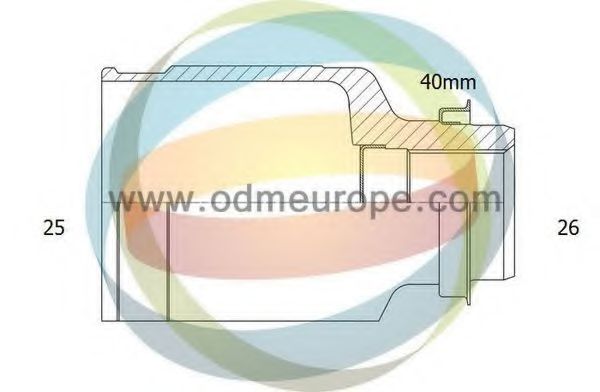 ODM-MULTIPARTS 14-126440 Шарнирный комплект, приводной вал для KIA (Киа) ODM-MULTIPARTS 14-126440 Шарнирный комплект, приводной вал для KIA (Киа)