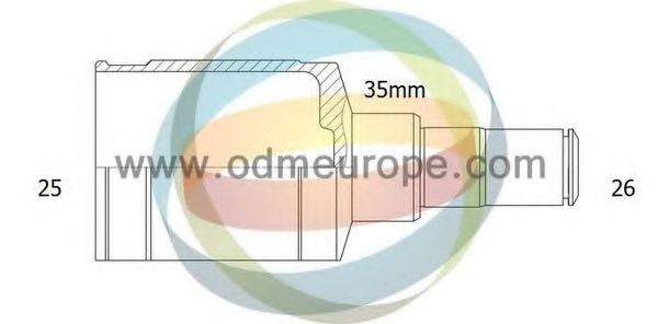 ODM-MULTIPARTS 14-126441 Шарнирный комплект, приводной вал для KIA (Киа) ODM-MULTIPARTS 14-126441 Шарнирный комплект, приводной вал для KIA (Киа)