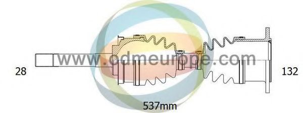 ODM-MULTIPARTS 18-082850 Приводной вал для MITSUBISHI COLT/RODEO (Митсубиши/митсубиси Cолт/родэо) ODM-MULTIPARTS 18-082850 Приводной вал для MITSUBISHI COLT/RODEO (Митсубиши/митсубиси Cолт/родэо)