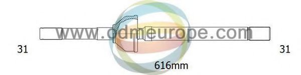 ODM-MULTIPARTS 18-062680 Приводной вал 