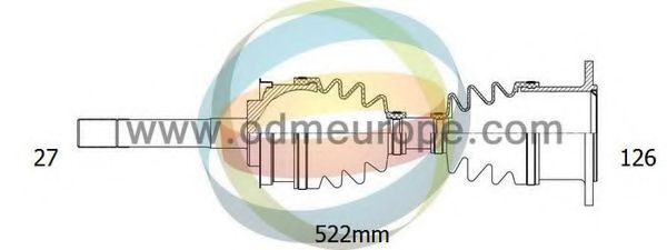 ODM-MULTIPARTS 18-063070 Приводной вал 