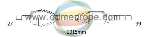 ODM-MULTIPARTS 18-292080 Приводной вал для RENAULT (Рено) ODM-MULTIPARTS 18-292080 Приводной вал для RENAULT (Рено)