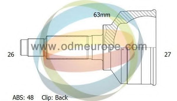 ODM-MULTIPARTS 12-090260 Шарнирный комплект, приводной вал для TOYOTA VERSO SPORTVAN (Тойота/тоета Vэрсо спортvан) ODM-MULTIPARTS 12-090260 Шарнирный комплект, приводной вал для TOYOTA VERSO SPORTVAN (Тойота/тоета Vэрсо спортvан)