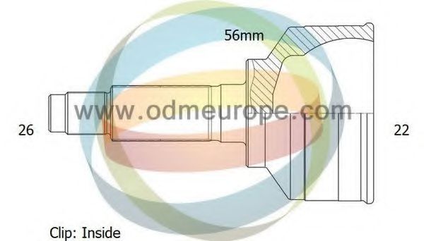 ODM-MULTIPARTS 12-120495 Шарнирный комплект, приводной вал для KIA (Киа) ODM-MULTIPARTS 12-120495 Шарнирный комплект, приводной вал для KIA (Киа)