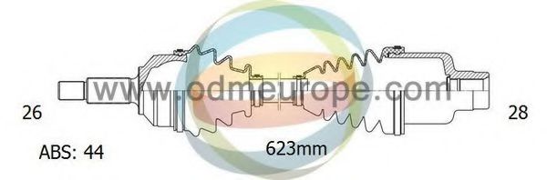 ODM-MULTIPARTS 18-122051 Приводной вал для KIA MENTOR / SHUMA (Киа Мэнтор / шума) ODM-MULTIPARTS 18-122051 Приводной вал для KIA MENTOR / SHUMA (Киа Мэнтор / шума)